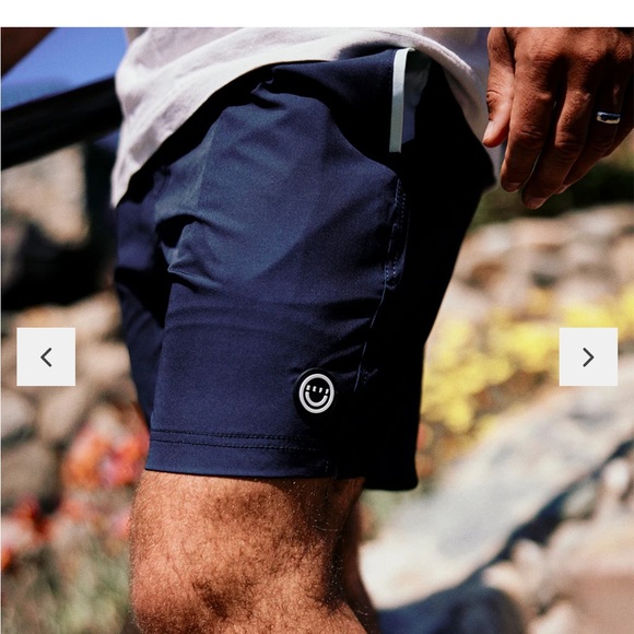 Neff Blue and Green Swim Trunks Relaxed Fit - Picture 5 of 6